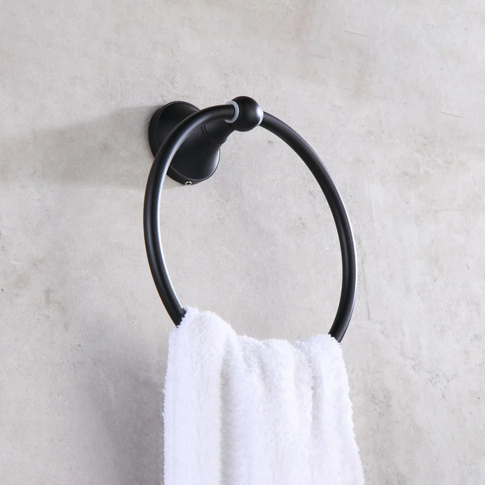 Black Oil Rubbed Bronze Bathroom Accessories Towel Ring Holder Wall Mounted Round Towel Holder Lba856
Black Oil Rubbed Bronze Bathroom Accessories Towel Ring Holder Wall Mounted Round Towel Holder Lba856