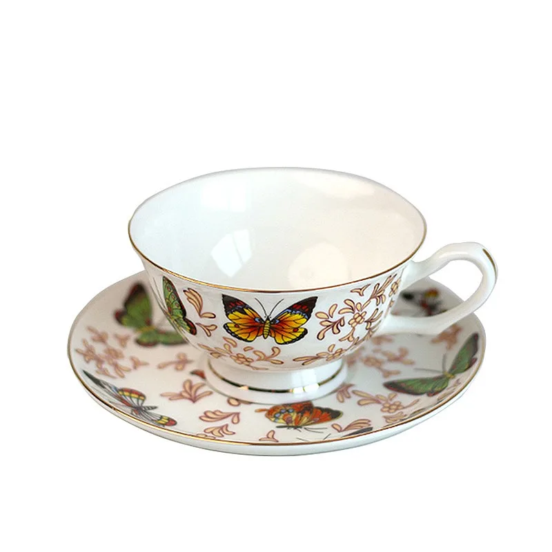 Bone China Coffee Cup Saucer Set European Ceramic One Cup One Saucer English Afternoon Tea Cup Porcelain Home Gift Set
Bone China Coffee Cup Saucer Set European Ceramic One Cup One Saucer English Afternoon Tea Cup Porcelain Home Gift Set