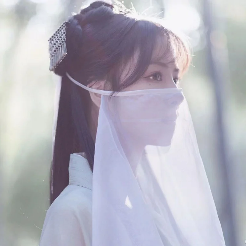 Chinese Ancient Style Hanfu Accessories Mask Scarf Women Veil Stage Dance Thin Party Half Face Covering Performance
Chinese Ancient Style Hanfu Accessories Mask Scarf Women Veil Stage Dance Thin Party Half Face Covering Performance