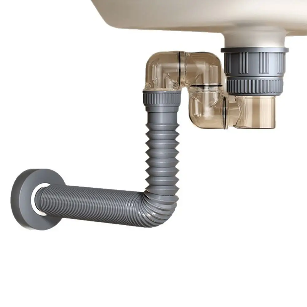 Plastic Sink Drain Pipe Set Anti-Odor Bounce Up Core Retractable Drain Pipe Easy Installation Anti Clogging Basin Downspout Kit
Plastic Sink Drain Pipe Set Anti-Odor Bounce Up Core Retractable Drain Pipe Easy Installation Anti Clogging Basin Downspout Kit