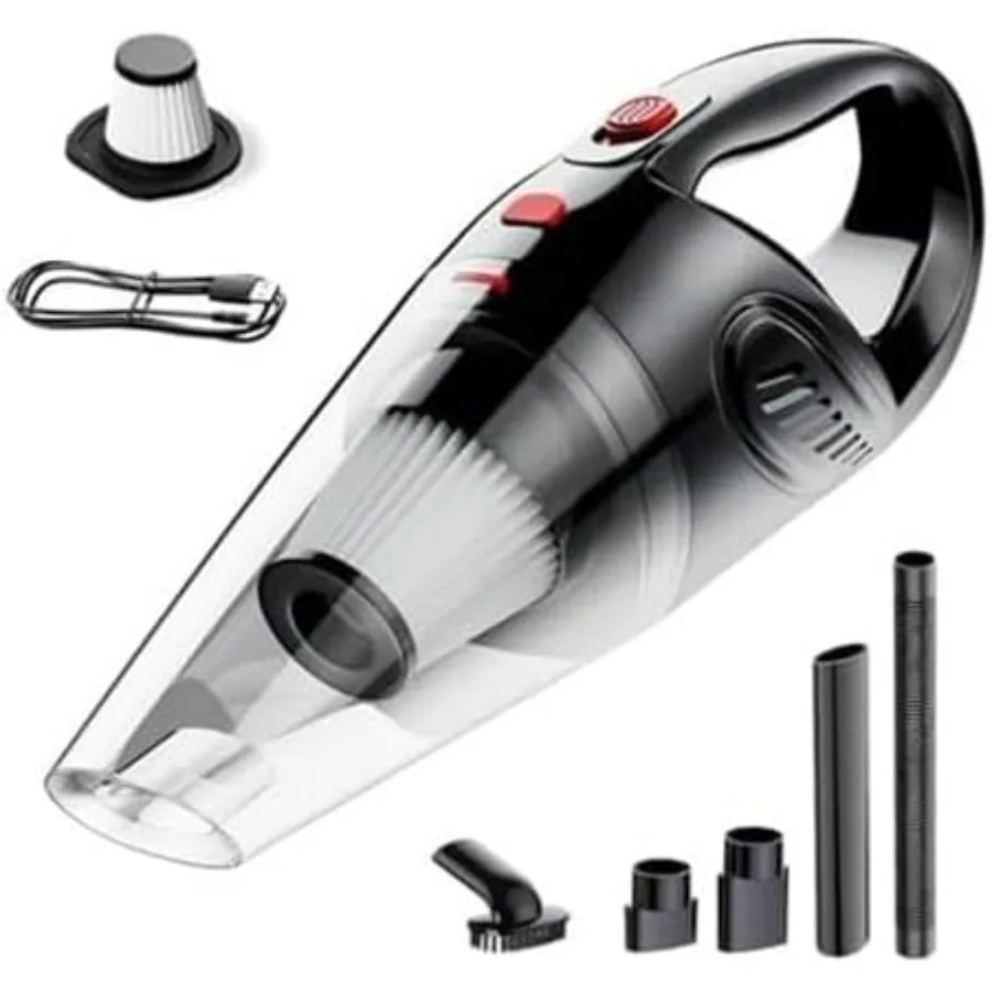 Hand Held Vacuum Cordless Rechargeable - Portable Mini Vacuum Cleaner with Brushless Motor, Clean Dust & Hair Quickly, Lightweig
Hand Held Vacuum Cordless Rechargeable - Portable Mini Vacuum Cleaner with Brushless Motor, Clean Dust & Hair Quickly, Lightweig