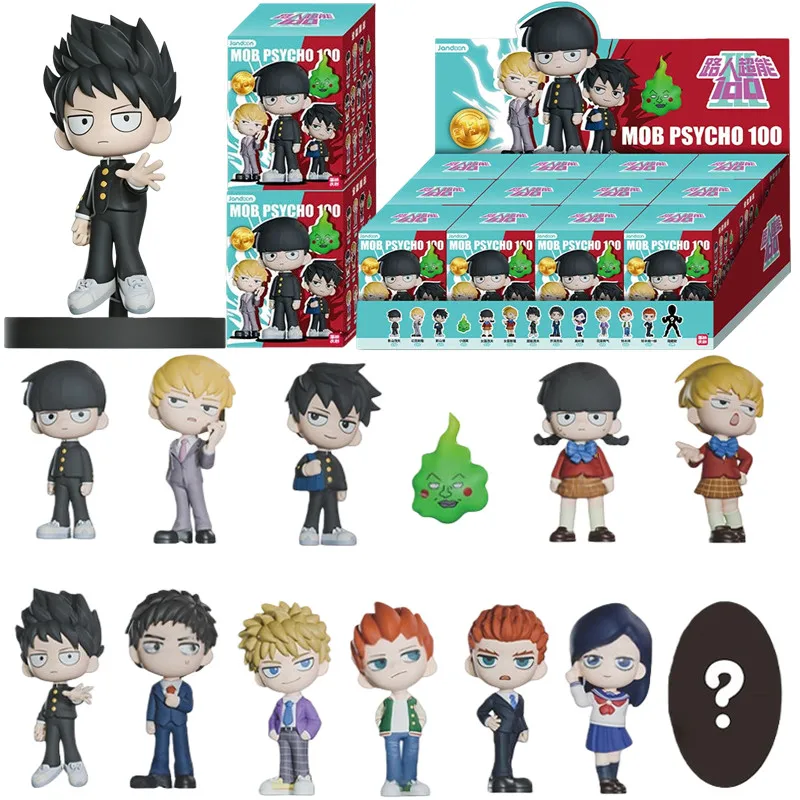 JANDOOM Mob Psycho 100 Kageyama Mob Dimple Reigen Arataka Ritsu Anime Figure Model Blind Box Toys Moe Particle Doll Gifts
JANDOOM Mob Psycho 100 Kageyama Mob Dimple Reigen Arataka Ritsu Anime Figure Model Blind Box Toys Moe Particle Doll Gifts