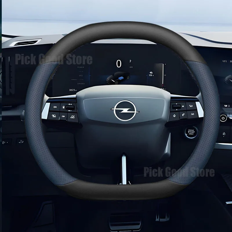 Leather Car Steering Wheel Cover For Opel Frontera Mokka Grandland Hybrid GS Electric 2026 2025 Anti Slip Car Accessories
Leather Car Steering Wheel Cover For Opel Frontera Mokka Grandland Hybrid GS Electric 2026 2025 Anti Slip Car Accessories