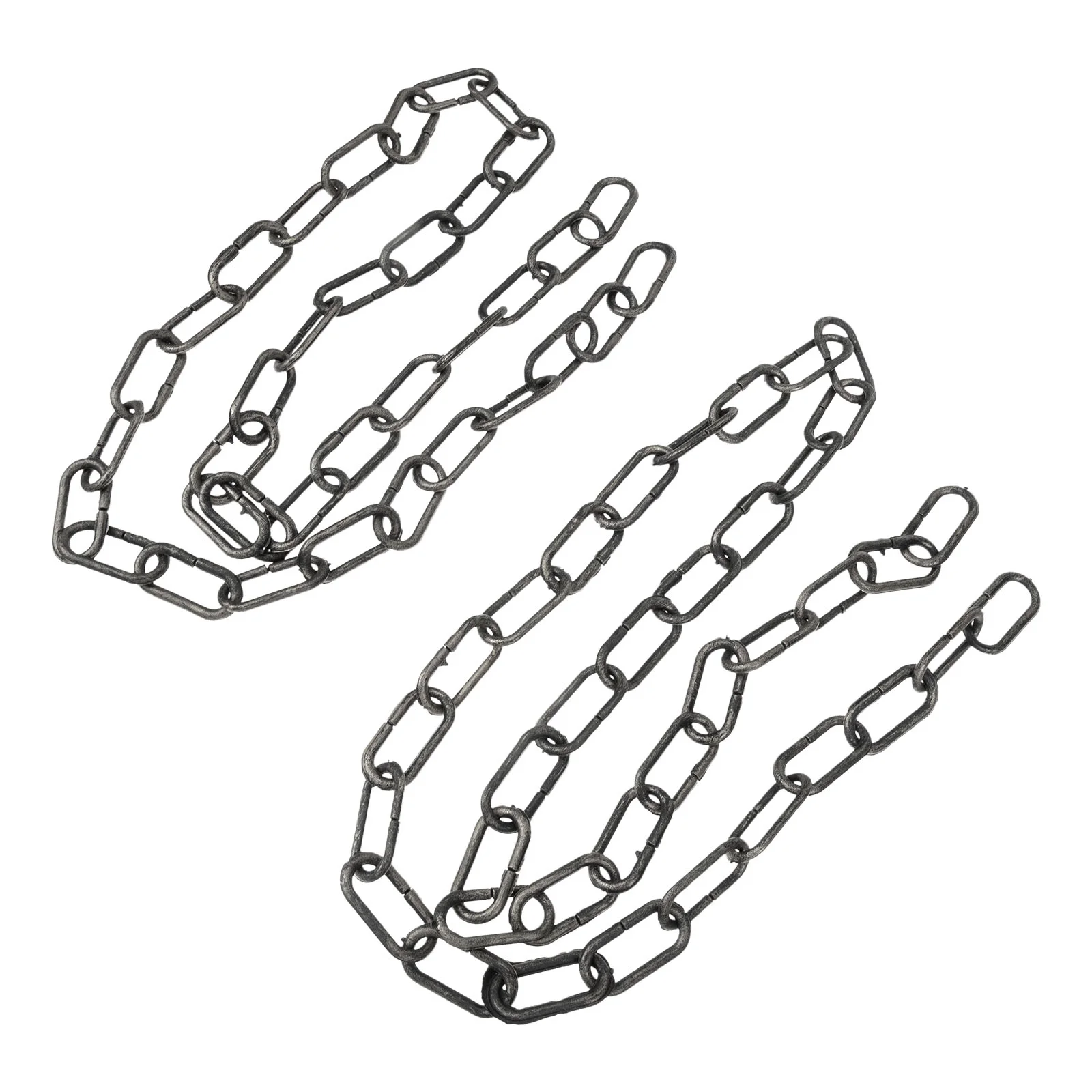 2 Pcs Halloween Decorations Simulated Iron Chain for Prop Simulation Barrier Plastic Fetters Black Fake Chains Child
2 Pcs Halloween Decorations Simulated Iron Chain for Prop Simulation Barrier Plastic Fetters Black Fake Chains Child