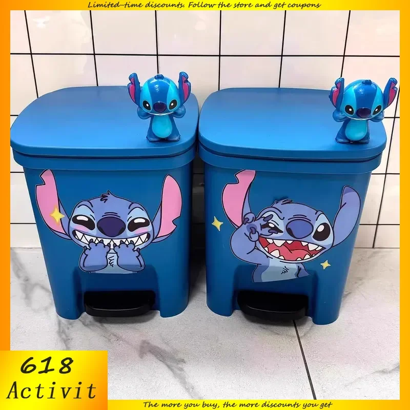 2025 New Release Disney Stitch Cartoon Trash Can Creative Large Capacity Stylish Pedal Operated Home Decor For Bedroom Kids Room
2025 New Release Disney Stitch Cartoon Trash Can Creative Large Capacity Stylish Pedal Operated Home Decor For Bedroom Kids Room