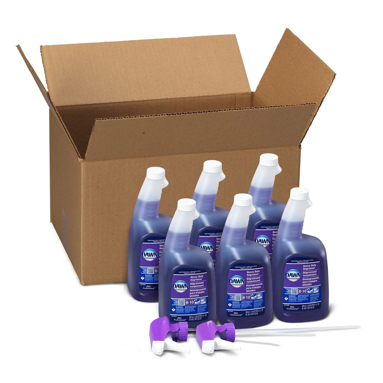 Dawn Professional Heavy Duty Degreaser Spray, 32 oz Bottles, 6 Bottles and 2 Trigger Sprayers/Carton
Dawn Professional Heavy Duty Degreaser Spray, 32 oz Bottles, 6 Bottles and 2 Trigger Sprayers/Carton