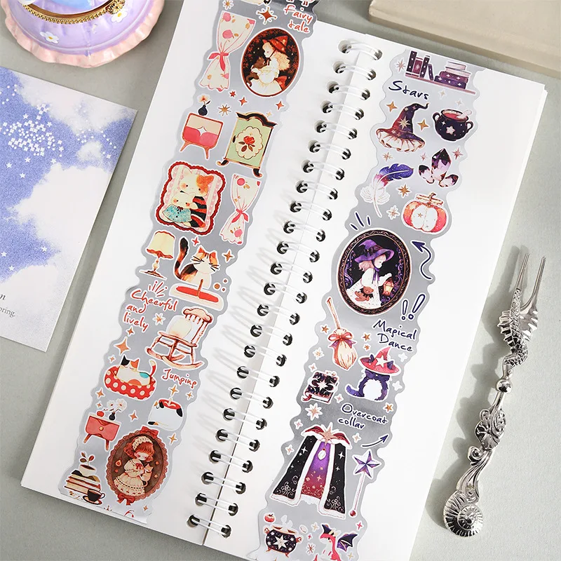 1roll/2roll Foil Paper Tape Dream Journey Series Multi Collage Fairy Tale Theme Supplies Stickers 6 Styles tape sticker
1roll/2roll Foil Paper Tape Dream Journey Series Multi Collage Fairy Tale Theme Supplies Stickers 6 Styles tape sticker