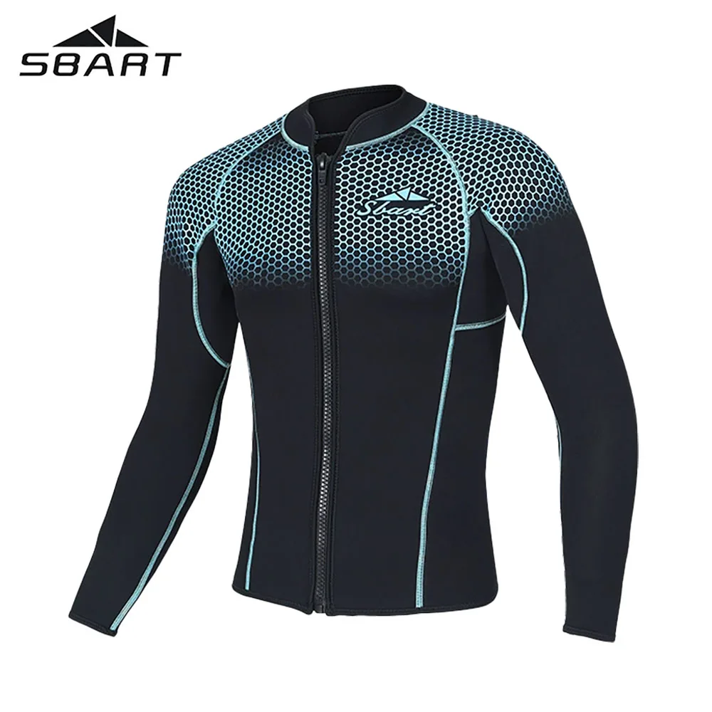 SBART 1.5MM Diving Suit Jacket Men Wetsuit Swimwear Long Sleeve Snorkeling Coat Male Surf Winter Thermal Snorkeling Spearfishing
SBART 1.5MM Diving Suit Jacket Men Wetsuit Swimwear Long Sleeve Snorkeling Coat Male Surf Winter Thermal Snorkeling Spearfishing