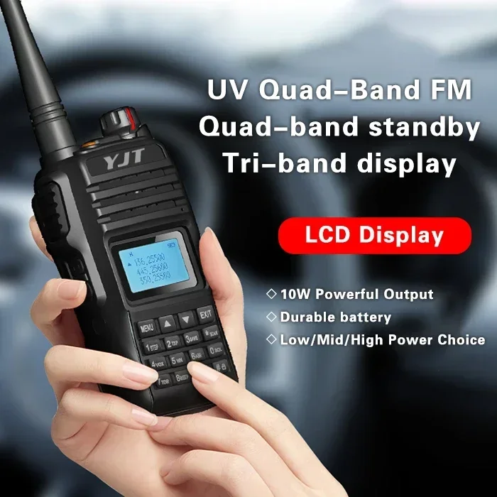 Waterproof IP68 12W X020 YJT W628 Waterproof Walkie Talkie Tri Band
Waterproof IP68 12W X020 YJT W628 Waterproof Walkie Talkie Tri Band