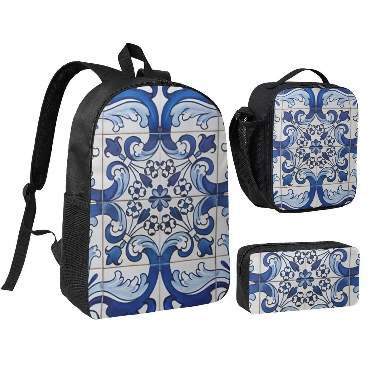Azulejo Lisbon Azulejos Lisboa Backpack Student BookBag School Bag Shoulder Bags 3ps Insulated Lunch Bag Pencil Case
Azulejo Lisbon Azulejos Lisboa Backpack Student BookBag School Bag Shoulder Bags 3ps Insulated Lunch Bag Pencil Case