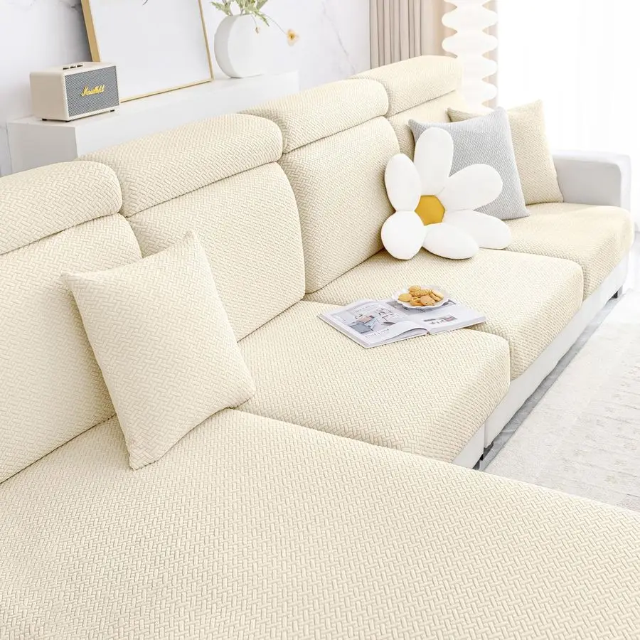Waterproof Couch Cushion Covers, Stretch Jacquard Sectional Couch Covers, L Shape Chaise Lounge Sofa Slipcover, Washable Elastic
Waterproof Couch Cushion Covers, Stretch Jacquard Sectional Couch Covers, L Shape Chaise Lounge Sofa Slipcover, Washable Elastic