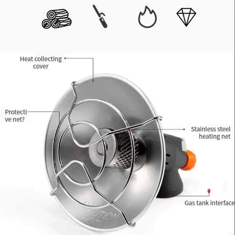 Gas Camping Heaters with Safety Shut off Plastic Stainless Steel Design Suitable for Outdoor Winter Hiking Activity JOME
Gas Camping Heaters with Safety Shut off Plastic Stainless Steel Design Suitable for Outdoor Winter Hiking Activity JOME