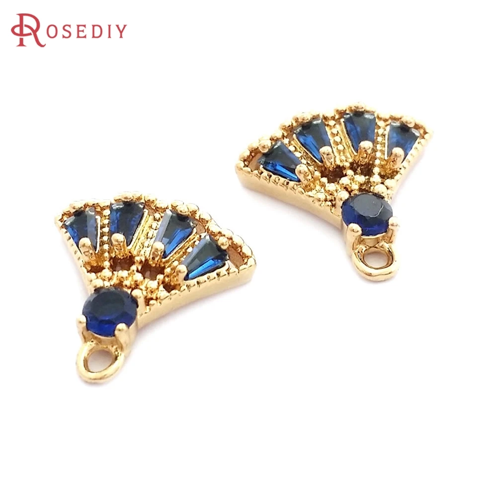 6PCS 18K Gold Color Brass Zircon Triangle Charms Pendants Earrings High Quality Jewelry Accessories
6PCS 18K Gold Color Brass Zircon Triangle Charms Pendants Earrings High Quality Jewelry Accessories