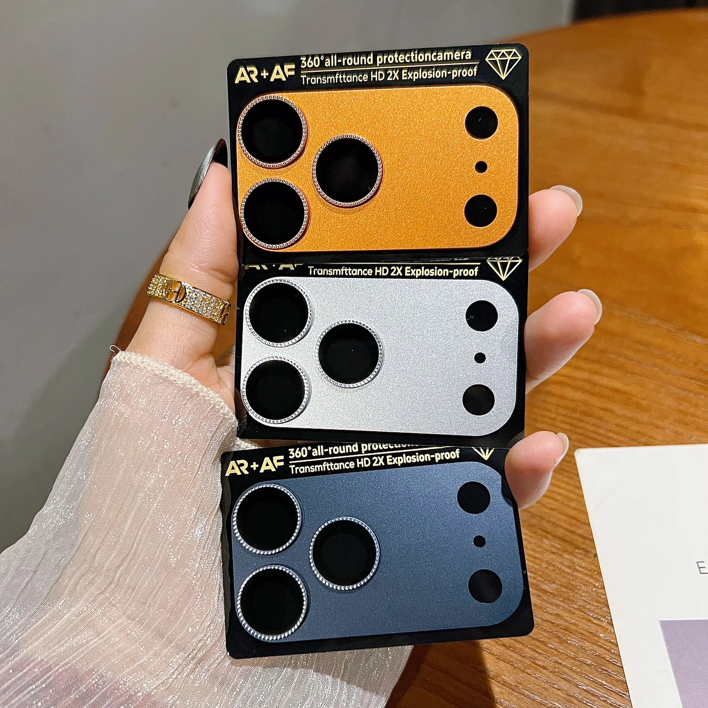 1PCS For Iphone 17ProMax Iphone17 Pro Aluminum Alloy Glass Camera Protectors Metal Ring Back Sticker Lens Protective Film 1PCS For Iphone 17ProMax Iphone17 Pro Aluminum Alloy Glass Camera Protectors Metal Ring Back Sticker Lens Protective Film