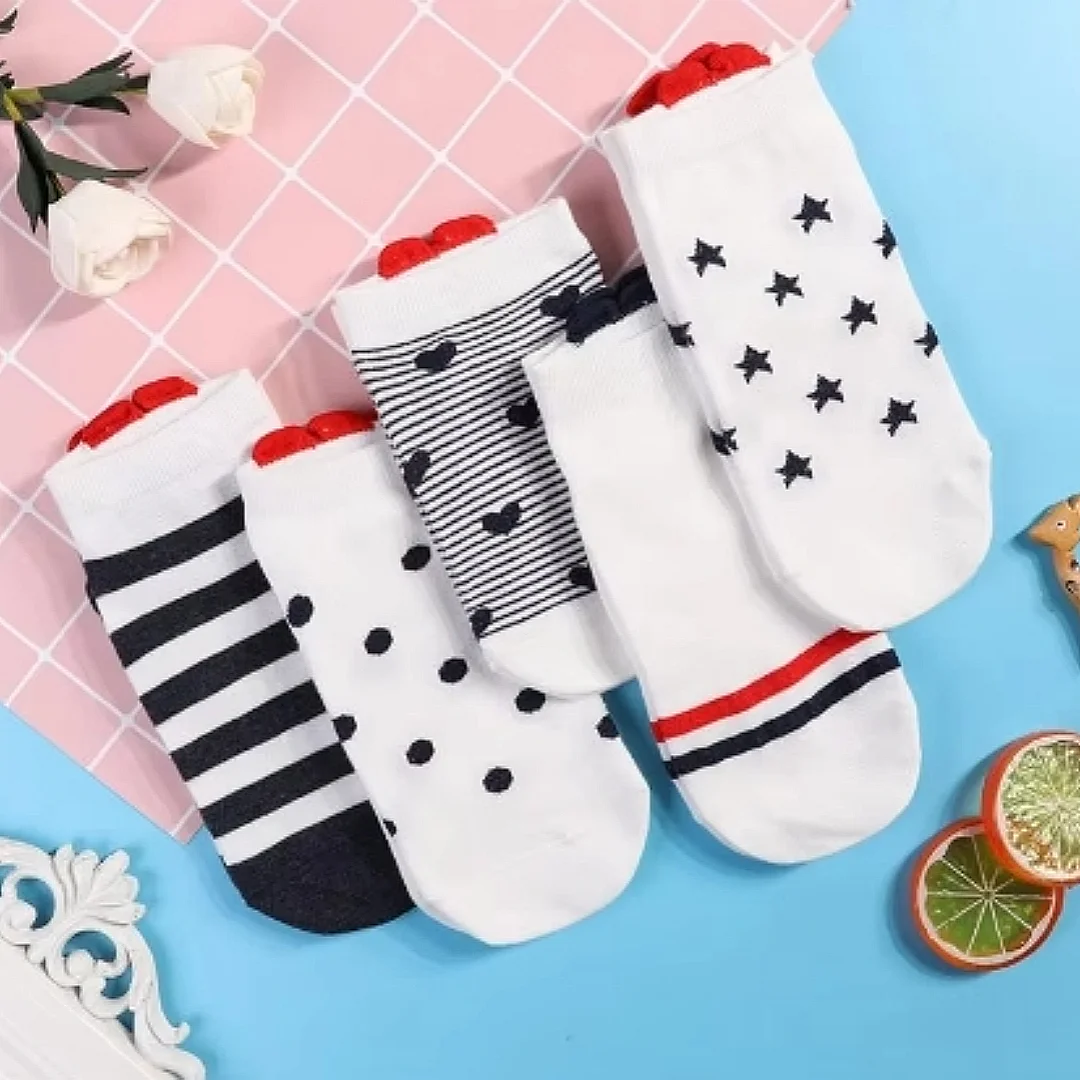 5 Pairs Lot Pack Women Socks Spring Summer Animal Unicorn Cat Fox Ear Cartoon Happy Funny Cute Lovely Cotton Ankle Socks Heart
5 Pairs Lot Pack Women Socks Spring Summer Animal Unicorn Cat Fox Ear Cartoon Happy Funny Cute Lovely Cotton Ankle Socks Heart