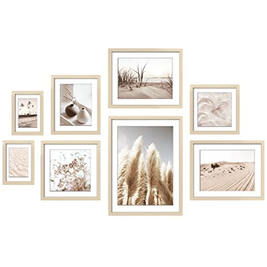 Gallery Wall Frame Set 8 Pack Picture Frames Collage Wall Decor with Neutral Pampas Grass Art for Living Room Assorted Size Inc
Gallery Wall Frame Set 8 Pack Picture Frames Collage Wall Decor with Neutral Pampas Grass Art for Living Room Assorted Size Inc