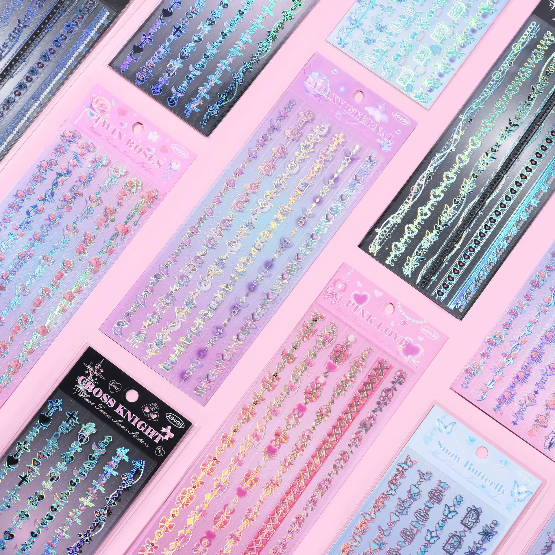 MINKYS 2pcs/lot Kawaii Laser Rose Lock Chain Toplader Decorative Sticker Set Scrapbook Sticker Photocards Stationery
MINKYS 2pcs/lot Kawaii Laser Rose Lock Chain Toplader Decorative Sticker Set Scrapbook Sticker Photocards Stationery