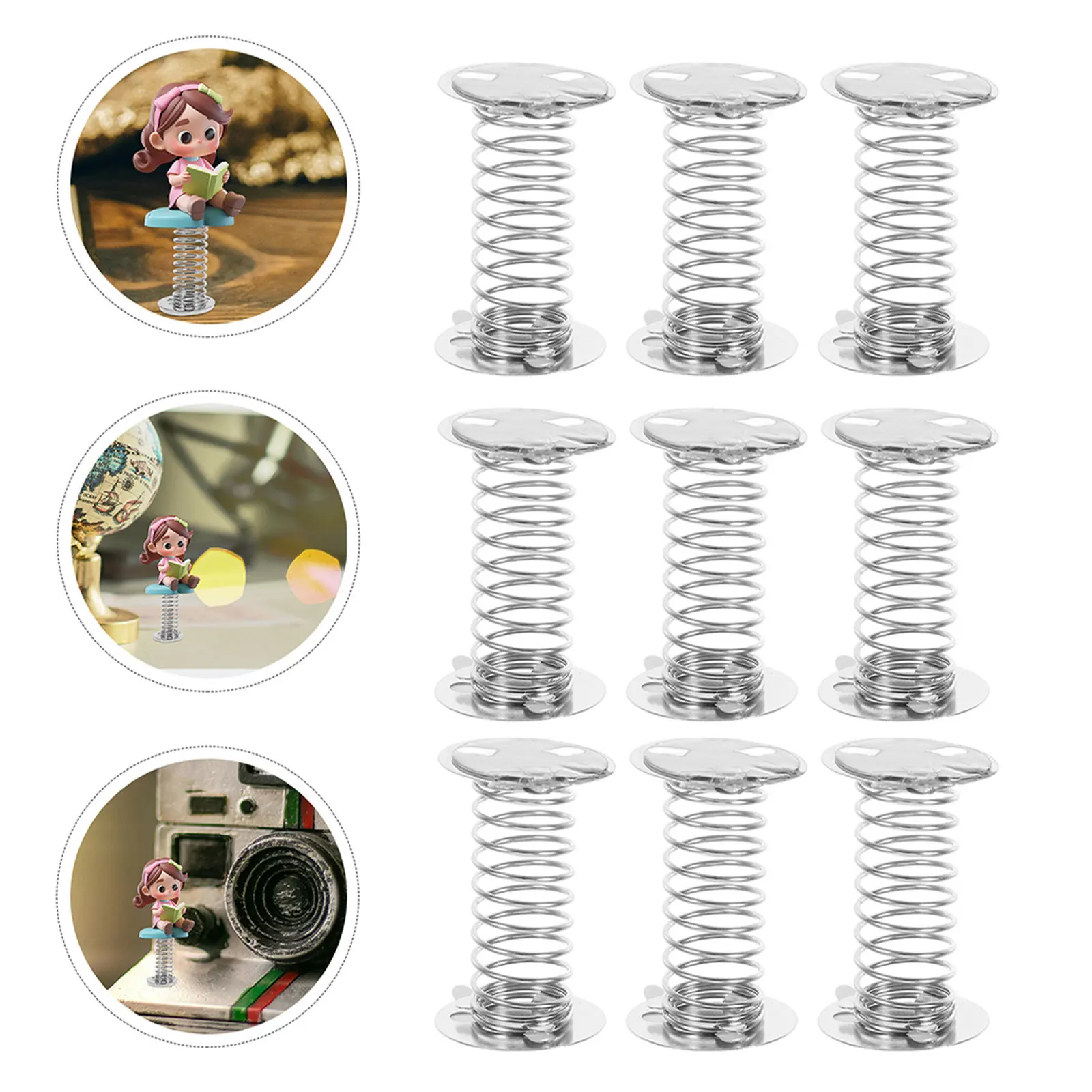 50Pcs Car Dashboard Spring Base Universal Adhesive Bobblehead Mount Stable Wobble Spring Holder for Automotive Dash Interior
50Pcs Car Dashboard Spring Base Universal Adhesive Bobblehead Mount Stable Wobble Spring Holder for Automotive Dash Interior