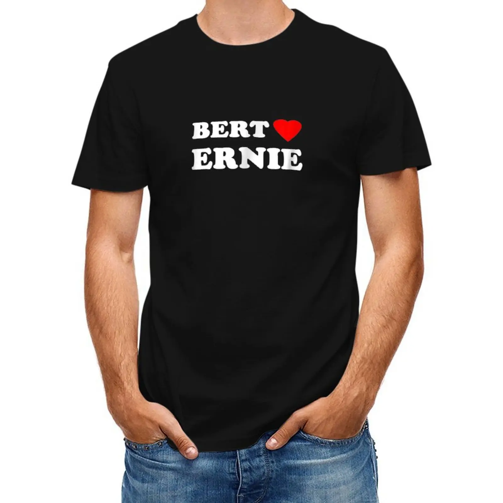 Bert loves Ernie T-Shirt gifts for boyfriend custom t shirt vintage anime fitted t shirts for men
Bert loves Ernie T-Shirt gifts for boyfriend custom t shirt vintage anime fitted t shirts for men