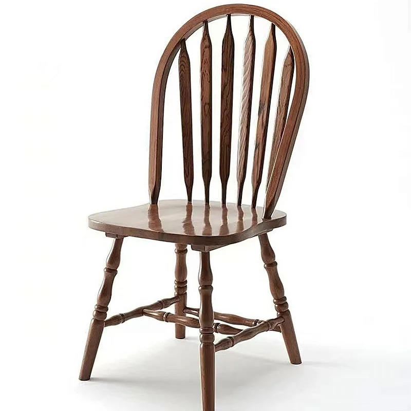 Medieval solid wood dining chair design sense classic back chair home coffee chair American retro arc back Windsor restaurant ch
Medieval solid wood dining chair design sense classic back chair home coffee chair American retro arc back Windsor restaurant ch