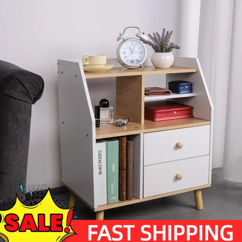 Wooden Modern Bedside Table with 2 Drawers Bedroom Bedside Cabinet Simple Bedside Storage Locker for Living Room Office
Wooden Modern Bedside Table with 2 Drawers Bedroom Bedside Cabinet Simple Bedside Storage Locker for Living Room Office