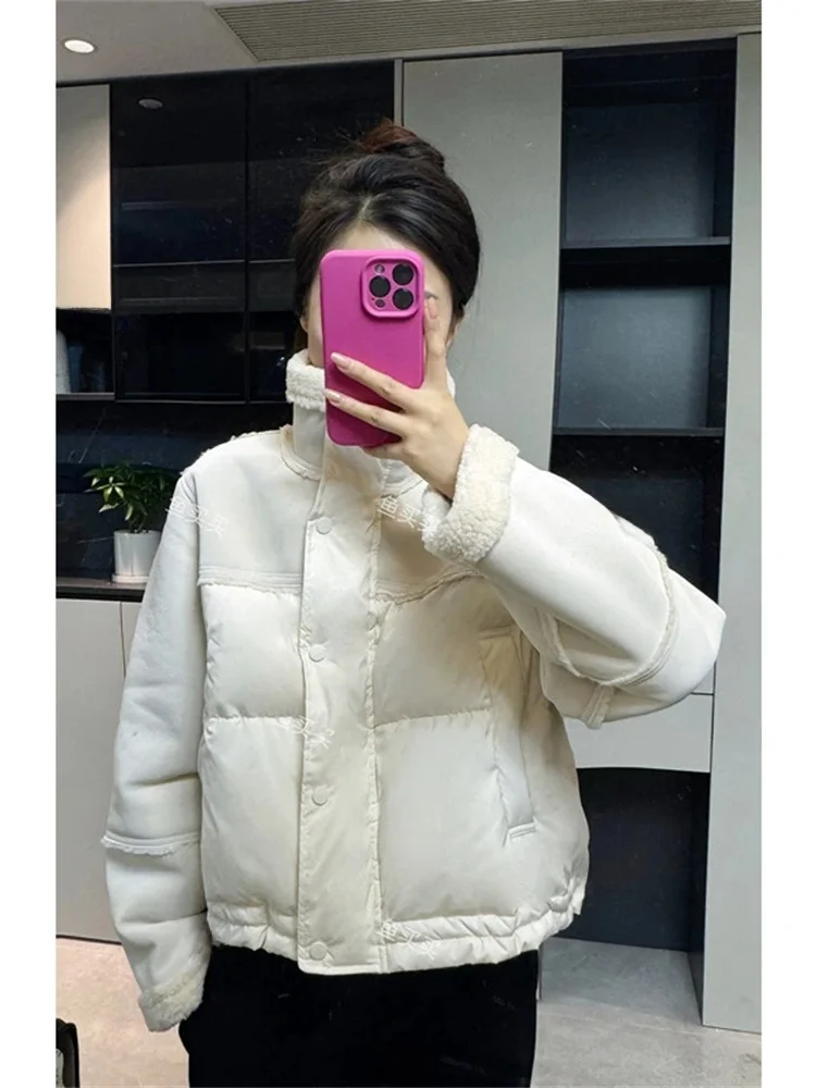 Patchwork Leather Fur ort Stand Collar Women's Cotton Jaet Winter European Retro New Sle Unique Super Beautiful Cotton ...
Patchwork Leather Fur ort Stand Collar Women's Cotton Jaet Winter European Retro New Sle Unique Super Beautiful Cotton ...