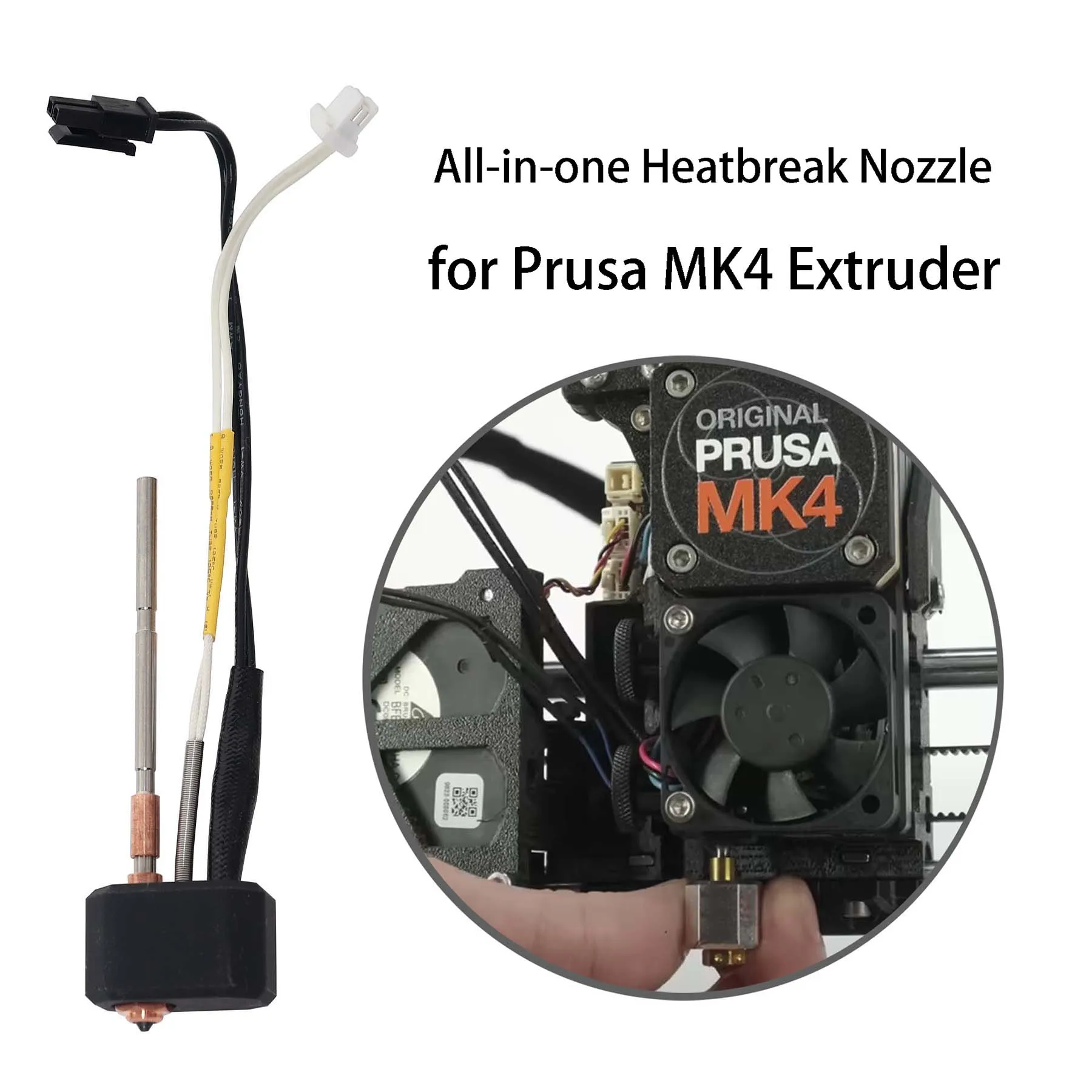 Blurolls Prusa I3 MK3.9S MK4 MK4S XL Hotend Kit All-in-one Heatbreak Hardened Nozzle Silicone Sleeve For MK3.9 Extruder Hot End
Blurolls Prusa I3 MK3.9S MK4 MK4S XL Hotend Kit All-in-one Heatbreak Hardened Nozzle Silicone Sleeve For MK3.9 Extruder Hot End