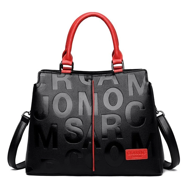 Women Bags Luxury Handbags Designer Fashion Large Capacity Tote Bag Ladies PU Leather Letter Shoulder Black Shopper Handbag
Women Bags Luxury Handbags Designer Fashion Large Capacity Tote Bag Ladies PU Leather Letter Shoulder Black Shopper Handbag