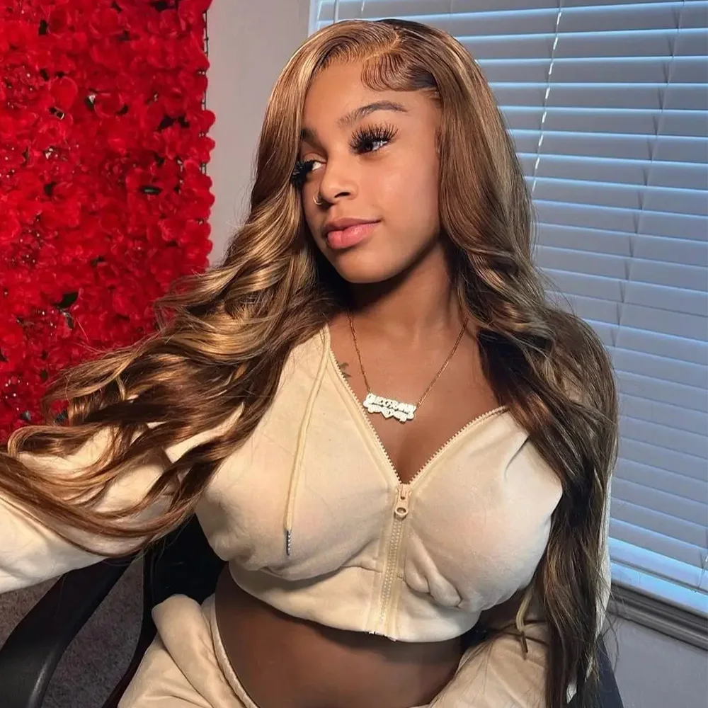 427 Highlight 13x6 HD Transparent Lace Front Body Wave Human Hair Wigs Pre Plucked Brazilian 30 46 Inch 200% Density 13x4 Lace Frontal Wig For Women
427 Highlight 13x6 HD Transparent Lace Front Body Wave Human Hair Wigs Pre Plucked Brazilian 30 46 Inch 200% Density 13x4 Lace Frontal Wig For Women