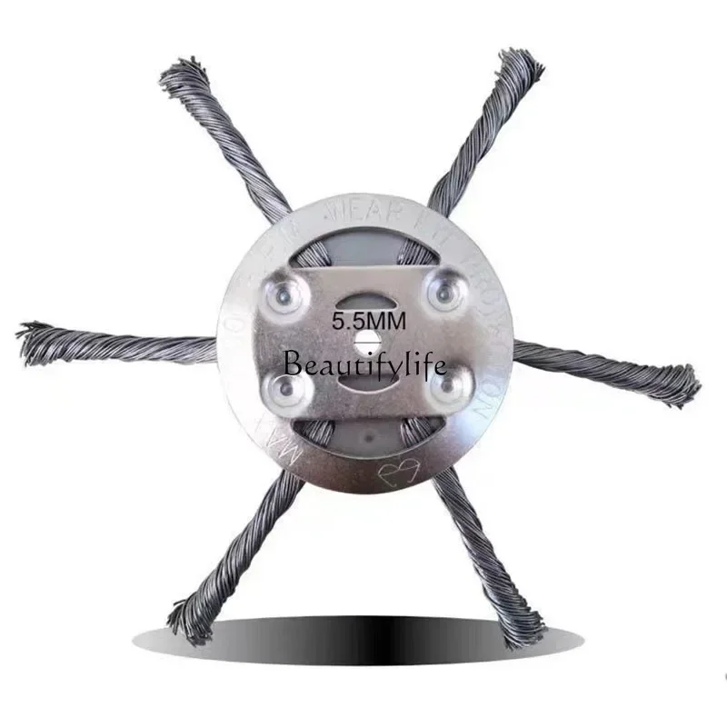 Small Lithium Electric Steel Wire Mower Head 6-Strand Lithium Electric Mower AccessoriesQ
Small Lithium Electric Steel Wire Mower Head 6-Strand Lithium Electric Mower AccessoriesQ