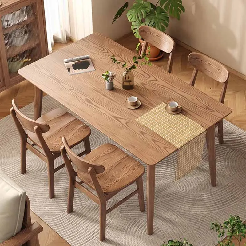 Unique Wooden Dining Table Kitchen Rectangular Space Saving 4 Chairs Tables Nordic Restaurant Big Mesas De Jantar Home Furniture
Unique Wooden Dining Table Kitchen Rectangular Space Saving 4 Chairs Tables Nordic Restaurant Big Mesas De Jantar Home Furniture