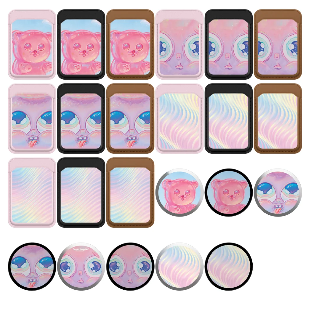 Pink Face Magnetic Grip Card Holder Phone Stand for IPhone Holder Mount Support for Galaxy Phone Accessories
Pink Face Magnetic Grip Card Holder Phone Stand for IPhone Holder Mount Support for Galaxy Phone Accessories