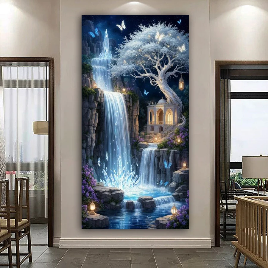 White Tree Waterfall Picture Large Size Diy Diamond Art Painting New Collection Scenery Full Drill Mosaic Embroidery Kits
White Tree Waterfall Picture Large Size Diy Diamond Art Painting New Collection Scenery Full Drill Mosaic Embroidery Kits