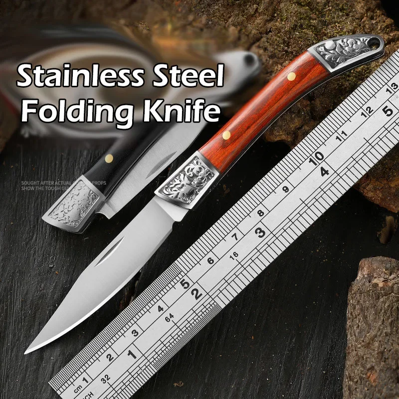 Mini Stainless Steel Fruit Knife Outdoor Portable Colorful Wood Handle Small Cutting Tools
Mini Stainless Steel Fruit Knife Outdoor Portable Colorful Wood Handle Small Cutting Tools