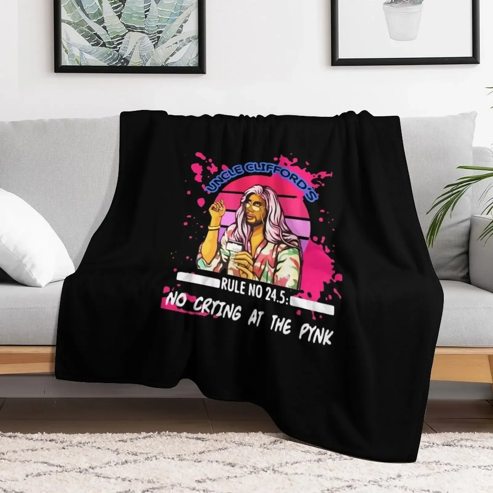 P Valley Uncle Cliff-ord's Rule no 24.5 no Crying at The pynk Gift For Fans, For Men and Women Throw Blanket
P Valley Uncle Cliff-ord's Rule no 24.5 no Crying at The pynk Gift For Fans, For Men and Women Throw Blanket