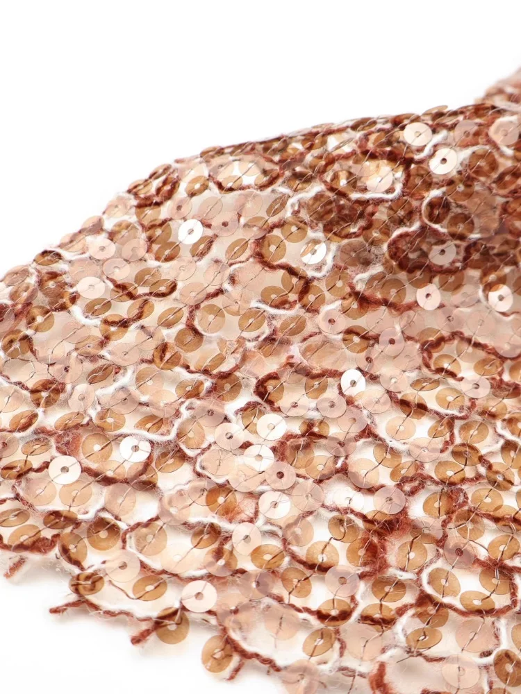 Embroidered Sequins Woven Yarn Mesh Fabric for Hollow Out Soft Semi Transparent Set Dress Cloth Diy By The Meter Sewing Material
Embroidered Sequins Woven Yarn Mesh Fabric for Hollow Out Soft Semi Transparent Set Dress Cloth Diy By The Meter Sewing Material