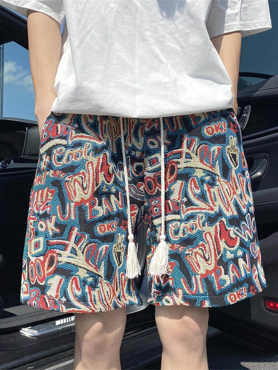 Модные вязаные шорты для мужчин, лето 2025, свободный крой, повседневные, для баскетбола, спорта и отдыха, длина до середины бедра, смесь полиэстера и хлопка
Модные вязаные шорты для мужчин, лето 2025, свободный крой, повседневные, для баскетбола, спорта и отдыха, длина до середины бедра, смесь полиэстера и хлопка