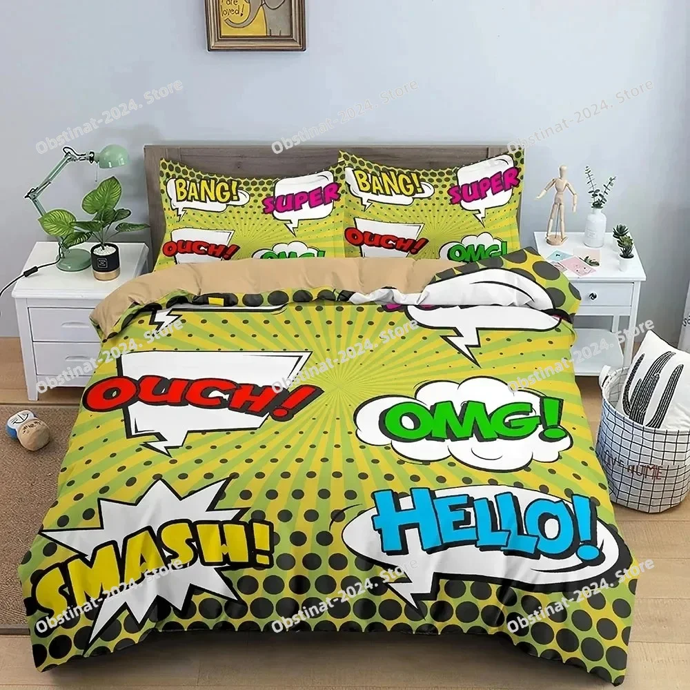 Color Comic Pattern Cartoon Bedding Set Printed Duvet Cover Sheet Pillowcase Bed Full Queen King Size Hippie Hip Hop Rock Style
Color Comic Pattern Cartoon Bedding Set Printed Duvet Cover Sheet Pillowcase Bed Full Queen King Size Hippie Hip Hop Rock Style