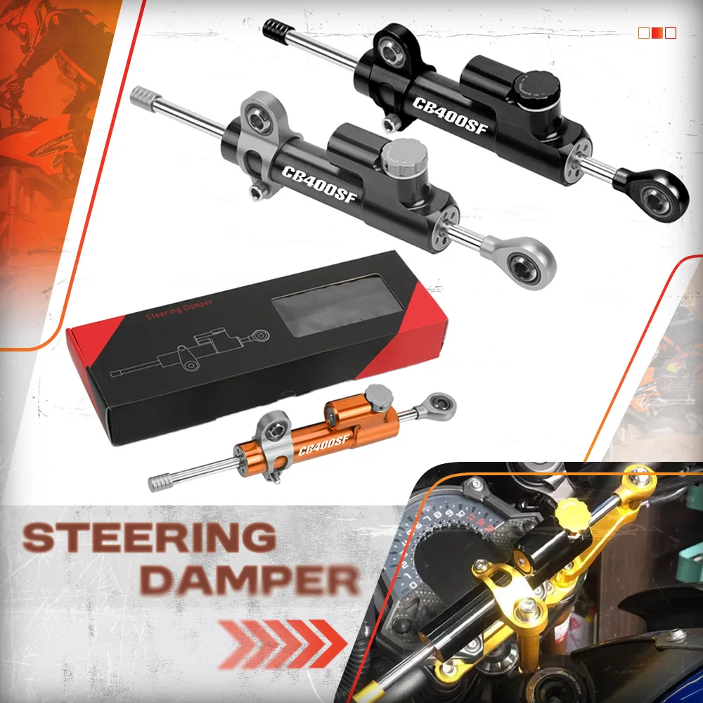 For Honda CB400SF VTEC 1992-1998 1993-1995 1996 CB 400 SF Steering Stabilizer Damper Bracket Adjustable Motorcycle accessories
For Honda CB400SF VTEC 1992-1998 1993-1995 1996 CB 400 SF Steering Stabilizer Damper Bracket Adjustable Motorcycle accessories