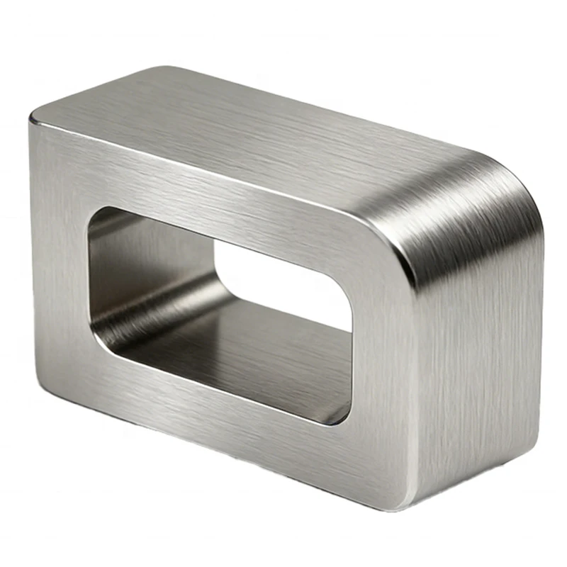 Brushed Stainless Steel Hollow Rectangular Pull Handle, CNC Machined Rounded Square Cutout Cabinet Door Handle
Brushed Stainless Steel Hollow Rectangular Pull Handle, CNC Machined Rounded Square Cutout Cabinet Door Handle