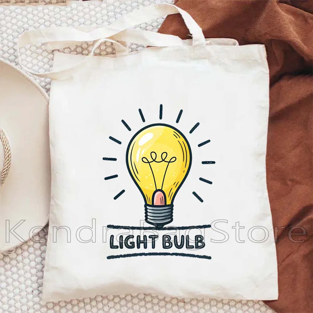 Cute Light Bulb Print Large Canvas Tote Bag - Durable Fashion Handbag with Upgraded Strap, Perfect Teacher Gift, School, Picnic
Cute Light Bulb Print Large Canvas Tote Bag - Durable Fashion Handbag with Upgraded Strap, Perfect Teacher Gift, School, Picnic