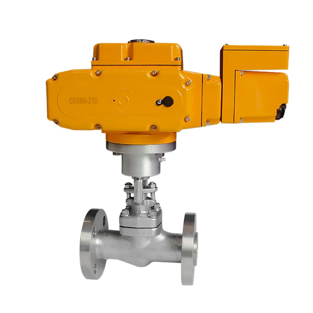 Double Flanged 3 inch Stainless Steel Multi Turn Intelligent Motorized Electric Steam Globe Valve
Double Flanged 3 inch Stainless Steel Multi Turn Intelligent Motorized Electric Steam Globe Valve