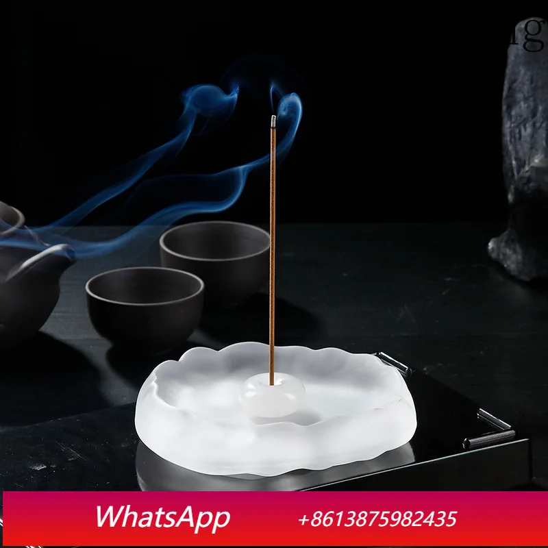 LTT glass jade incense insert Chinese Zen matte incense seat household indoor aromatherapy stove
LTT glass jade incense insert Chinese Zen matte incense seat household indoor aromatherapy stove