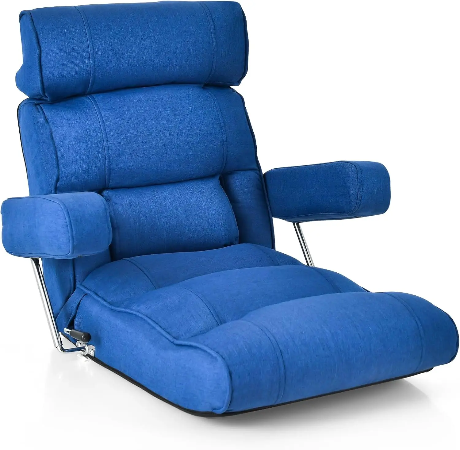 Adjustable Folding Sofa Chair - Lazy Floor Chair with Infinitely Adjustable Backrest, Extendable Armrest & Seat
Adjustable Folding Sofa Chair - Lazy Floor Chair with Infinitely Adjustable Backrest, Extendable Armrest & Seat