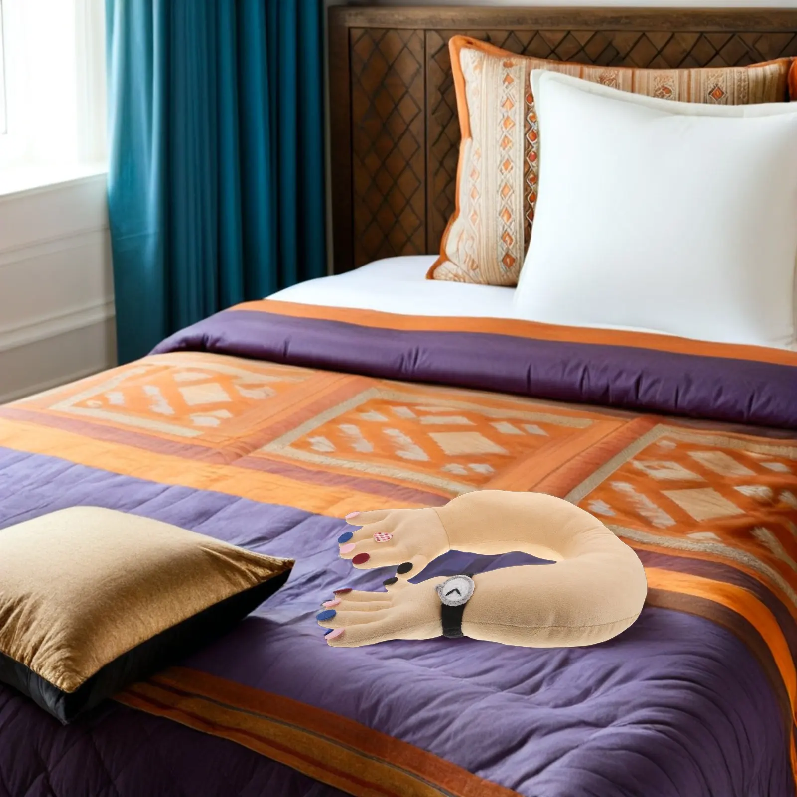 Забавная креативная подушка для шеи в форме руки, U-образная дорожная подушка для самолета, автомобиля, офиса, сна, эргономичная поддержка шеи, комфортная
Забавная креативная подушка для шеи в форме руки, U-образная дорожная подушка для самолета, автомобиля, офиса, сна, эргономичная поддержка шеи, комфортная