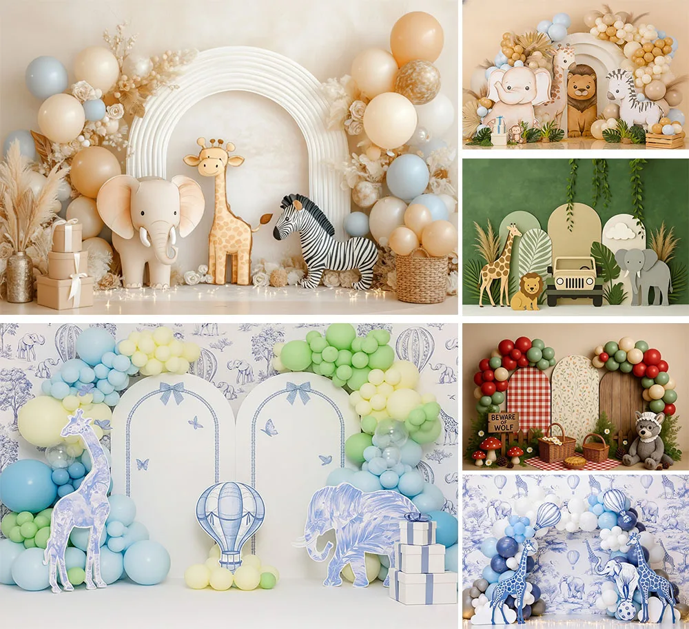 Фон для фотосъемки диких животных в джунглях, арка воздушного шара, детский торт на первый день рождения, портретный декор, фон для фотостудии
Фон для фотосъемки диких животных в джунглях, арка воздушного шара, детский торт на первый день рождения, портретный декор, фон для фотостудии