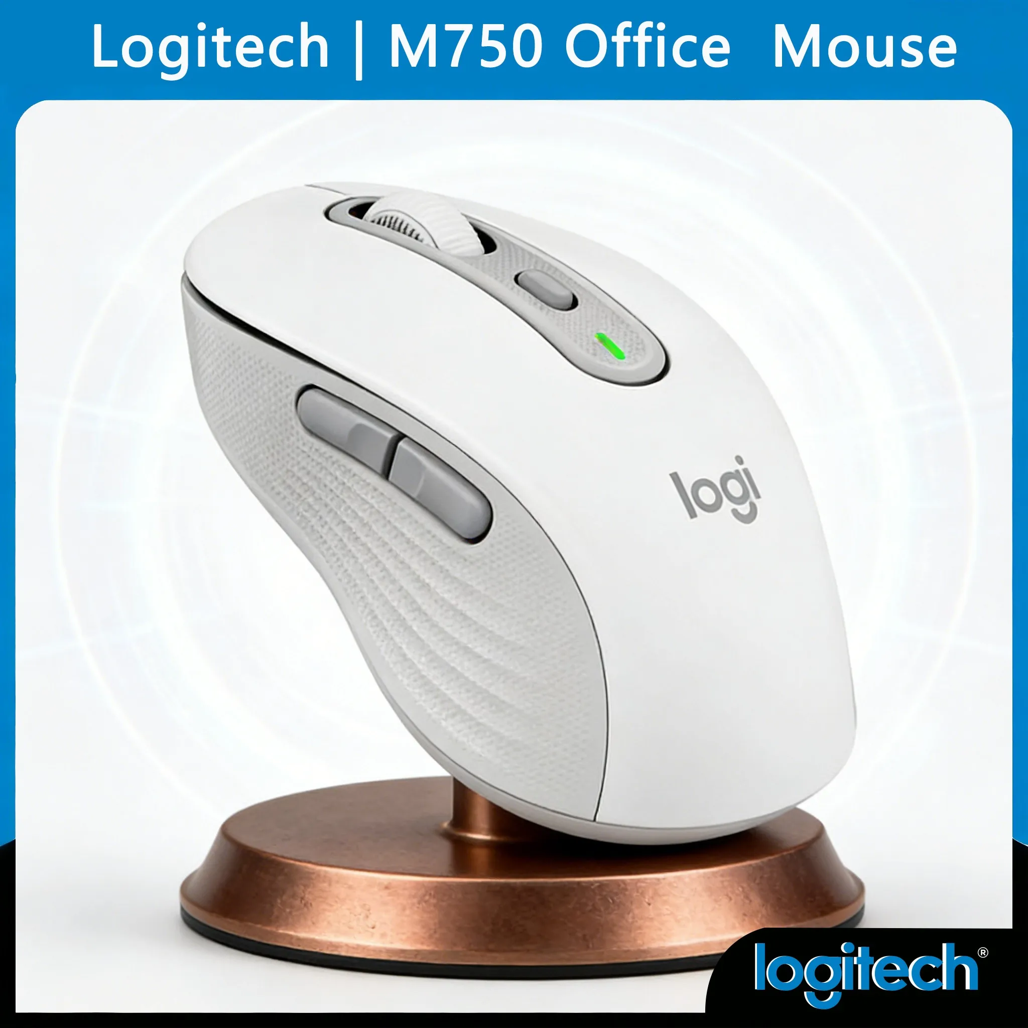 Logitech M750 Mac Compatible Mouse Silent Click Operation Logi Bolt Receiver Dual-Mode