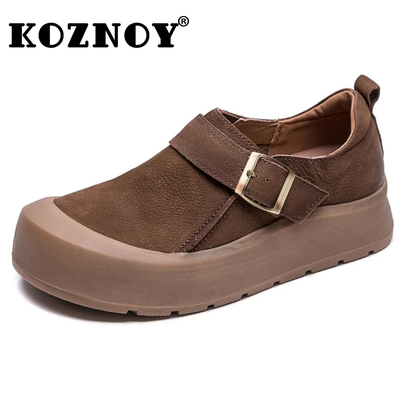 Koznoy 4 см из коровьей замши, женские дизайнерские лоферы с круглым носком, резиновая летняя обувь на плоской подошве, удобные оксфорды на танкетке на платформе
Koznoy 4 см из коровьей замши, женские дизайнерские лоферы с круглым носком, резиновая летняя обувь на плоской подошве, удобные оксфорды на танкетке на платформе