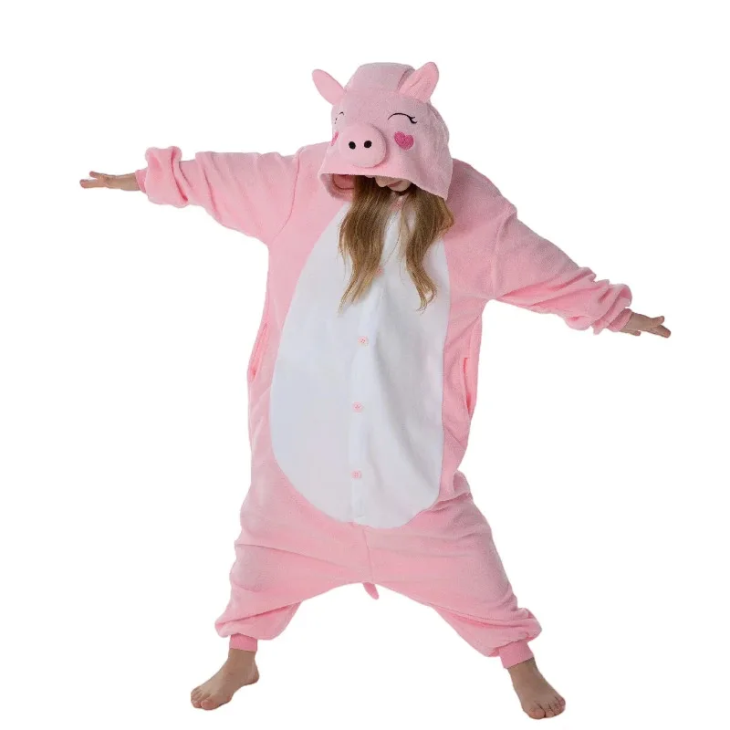 Kids pink pig Animal Costume Cosplay Baby Animal Halloween Pajama Party Costume Boys Girls Cartoon Kigurumi Pajamas
Kids pink pig Animal Costume Cosplay Baby Animal Halloween Pajama Party Costume Boys Girls Cartoon Kigurumi Pajamas