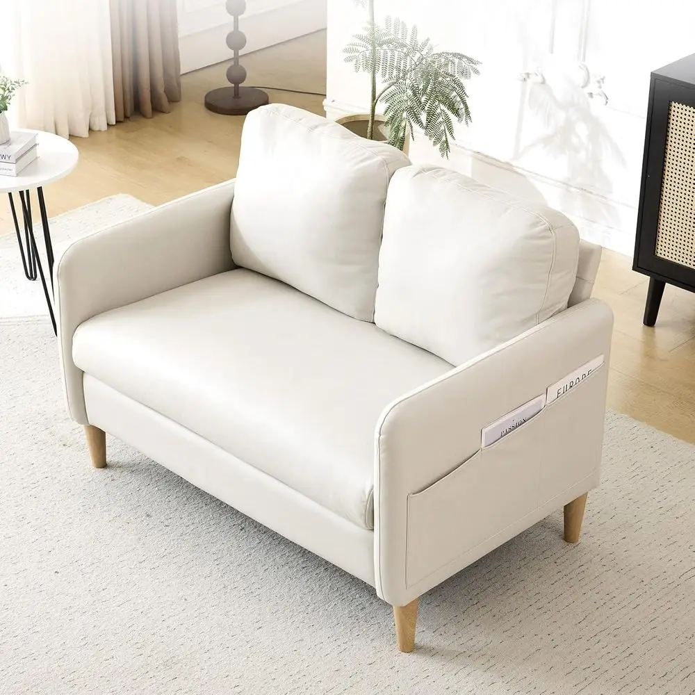 Beige Mini Loveseat for Compact Spaces: Ideal for Living Rooms, Bedrooms, Playrooms
Beige Mini Loveseat for Compact Spaces: Ideal for Living Rooms, Bedrooms, Playrooms